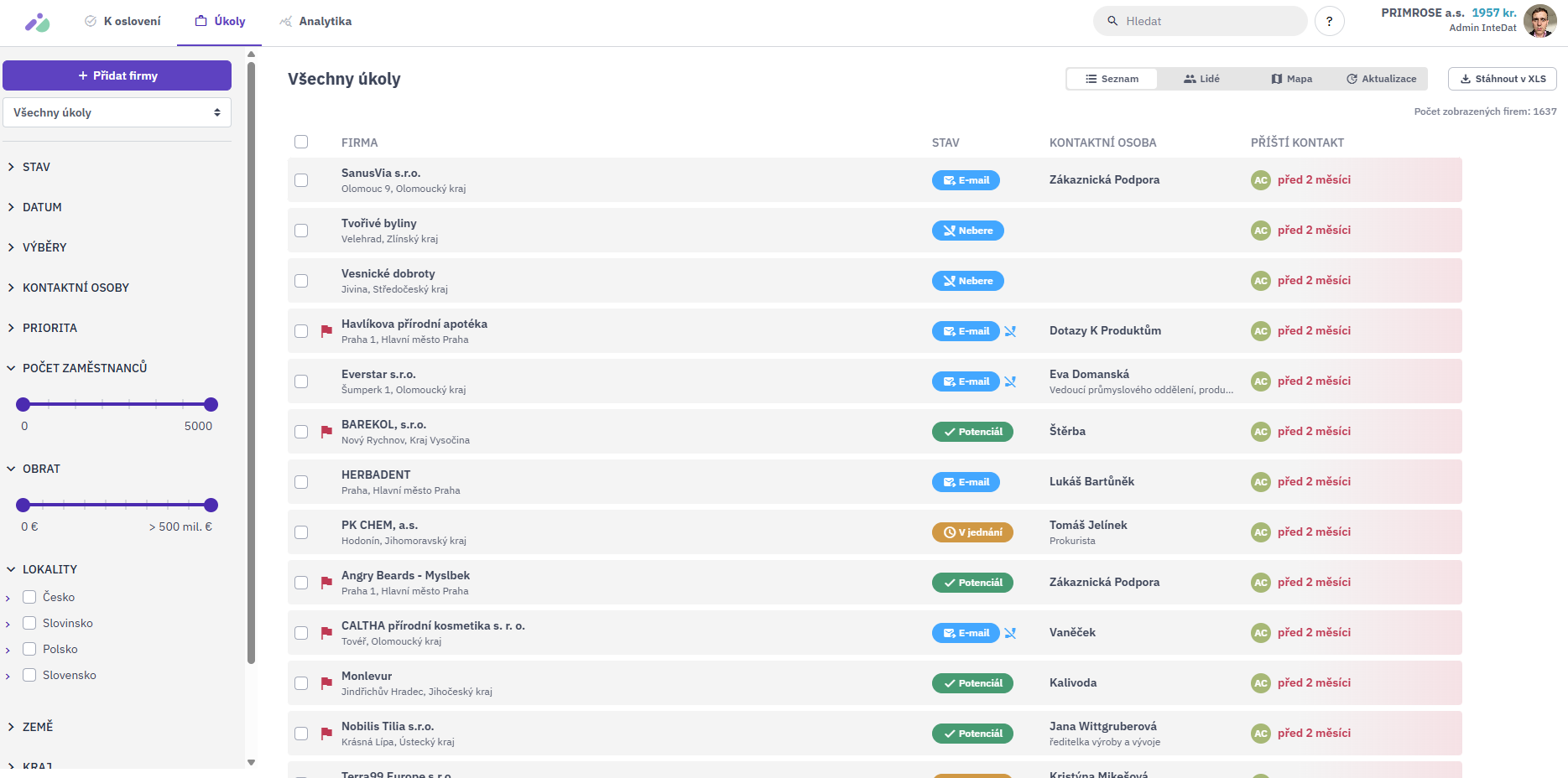 Customer Relationship Management screenshot 1